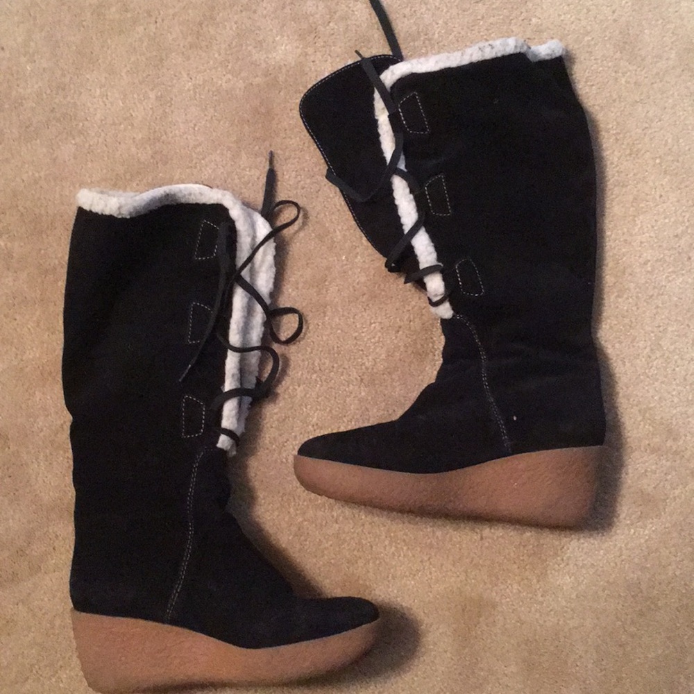 MICHAEL Michael Kors lace up suede boots 7.5